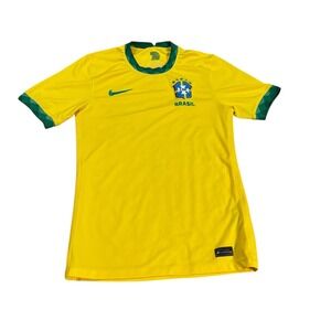 Nike Brasil CBF 2020Soccer Jersey Brazil National Team Yellow Dri-Fit XS